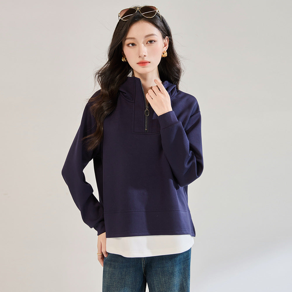 Fleece Wool Silk Set Sweatshirt Sweatpants Casual Warm Sports Set Women's Skirt Suit